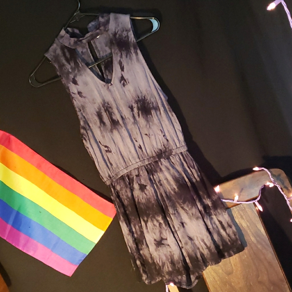 Black Tie Dye Romper